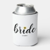 パーソナライズされた絵を描ひまわりクーラーボックス 缶クーラー (缶正面)