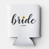 パーソナライズされた絵を描ひまわりクーラーボックス 缶クーラー (裏面)