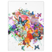 パーソナライズされた絵を描スプラッシュ クリップボード (裏面)