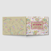 パーソナライズされた絵を描出展ゲストブック ゲストブック (全面)