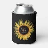 パーソナライズされた絵を描結婚花 缶クーラー (缶正面)