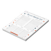 パーソナライズされた絵を描Dots Grooice List Notepad ノートパッド (回転)