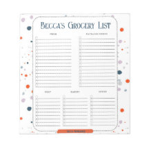 パーソナライズされた絵を描Dots Grooice List Notepad