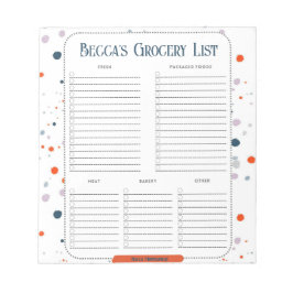 パーソナライズされた絵を描Dots Grooice List Notepad ノートパッド