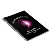 パーソナライズされた総太陽の日食2024旅行日記 ノートブック (右側)