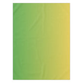 パーソナライズされた緑と黄グラデーション色 テーブルクロス (正面)