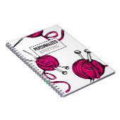 パーソナライズされた編み物 ノートブック (右側)