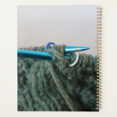 パーソナライズされた編み物 プランナー手帳 (裏面)