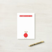 パーソナライズされた編み物 ポストイット (デスク上)