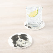 パーソナライズされた縁どカスタムコリーコースター コースター (側面)