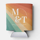 パーソナライズされた缶 - 独身最後の週末パーティーのお土産 缶クーラー (裏面)