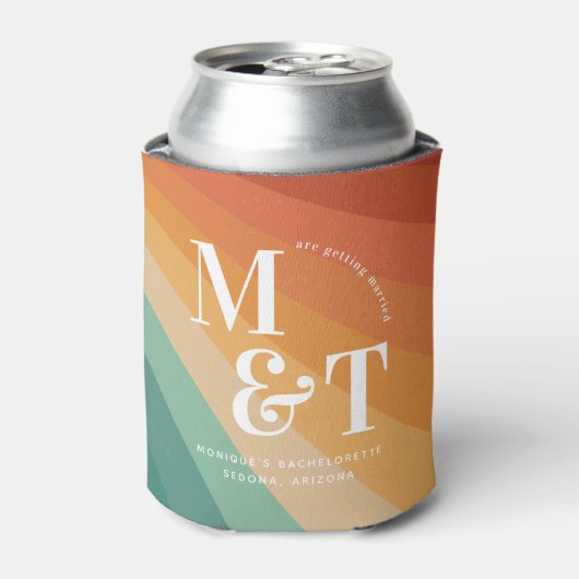 パーソナライズされた缶 独身最後の週末パーティーのプレゼント 缶クーラー (缶正面)