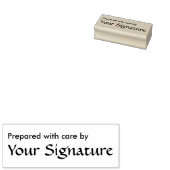 パーソナライズされた署名気にによる準備 ラバースタンプ (押印)