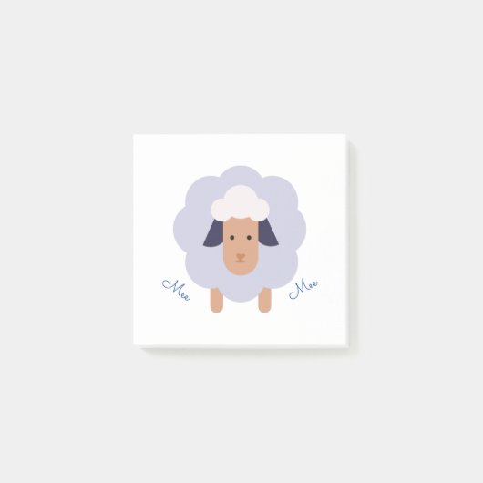 パーソナライズされた羊 ポストイット (正面)