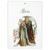 パーソナライズされた美しいと獣 クリップボード (裏面)