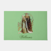 パーソナライズされた美しいと獣 ドアマット (正面)