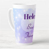 パーソナライズされた美しいセラピストデザイン カフェラテマグ (左アングル)