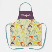 パーソナライズされた美しいパーラーサロンドライヤー エプロン (正面)