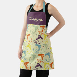 パーソナライズされた美しいパーラーサロンドライヤー エプロン