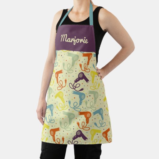 パーソナライズされた美しいパーラーサロンドライヤー エプロン (インサイチュ)