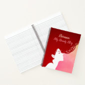 パーソナライズされた美しいブログ ノートブック (内部)