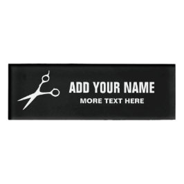 パーソナライズされた美容師サロン磁気名タグ 名札