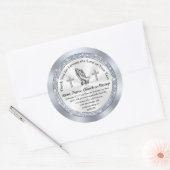 パーソナライズされた聖なる書物、 経典大事な行事 ラウンドシール (封筒)