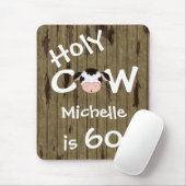パーソナライズされた聖牛第60番誕生日マウスパッド マウスパッド (マウス)