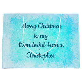 パーソナライズされた聖降誕祭 ラージペーパーバッグ