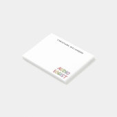 パーソナライズされた聴覚士の卒業ギフト ポストイット (アングル)