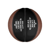 パーソナライズされた職名と趣味名 ミニバスケットボール (縦)