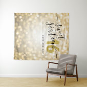 パーソナライズされた背景 ゴールド ライト スイート 16 タペストリー (インサイチュ(横))