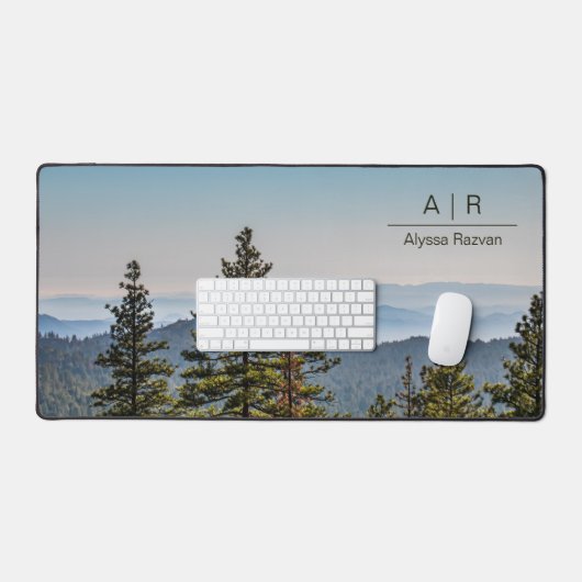 パーソナライズされた自然 デスクマット (キーボード&マウス)