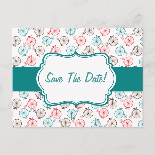 パーソナライズされた自転車カード 案内ポストカード (正面)