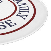 パーソナライズされた航海のいかりロゴ切断板 カッティングボード (角)