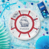 パーソナライズされた航海のパーティー ペーパープレート (パーティー)