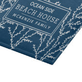 パーソナライズされた航海のビーチ カッティングボード (角)