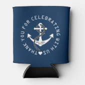 パーソナライズされた航海の結婚式の引き出物パーティー 缶クーラー (正面)