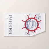 パーソナライズされた航海の ハンドタオル (ハンドタオル)