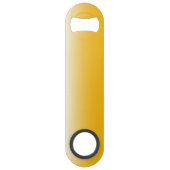 パーソナライズされた色グラデーション黄 スピード栓抜き (裏面)