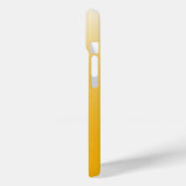 パーソナライズされた色グラデーション黄 Case-Mate iPhoneケース (裏面 / 左)