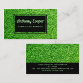 パーソナライズされた芝気に園芸 名刺 (正面/裏面)