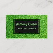 パーソナライズされた芝気に園芸 名刺 (正面)