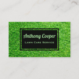 パーソナライズされた芝気に園芸 名刺