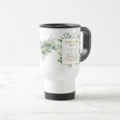 パーソナライズされた花婿介添人グルームスマンの父 トラベルマグ (正面右)