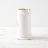 パーソナライズされた花婿介添人 ビールジョッキ (中央)