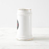 パーソナライズされた花婿介添人 ビールジョッキ (中央)