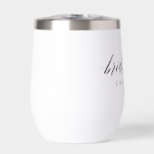 パーソナライズされた花嫁のミニマモダンリスト (正面)