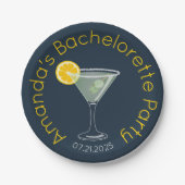 パーソナライズされた花嫁の最後の独身パーティー ペーパープレート (正面)