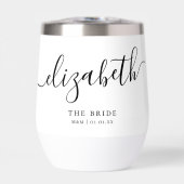 パーソナライズされた花嫁エレガント書名 (正面)